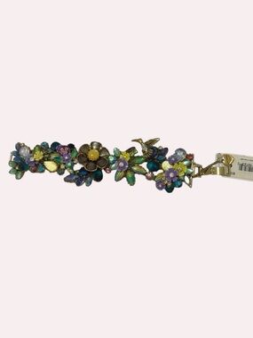 BETSEY JOHNSON RARE Y2K Iconic Spring Ahead Heavy Statement Bracelet NEW NWT